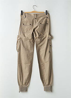 Pantalon cargo poches taille basse beige RWD homme