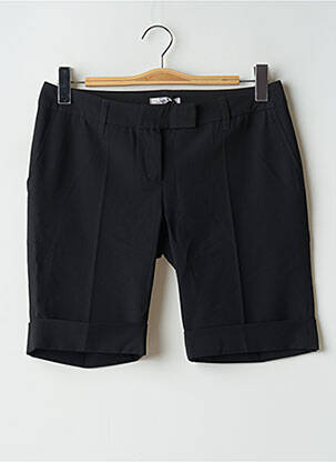 Short fermeture zippée sous rabat boutonné taille normale noir SCHOOL RAG femme
