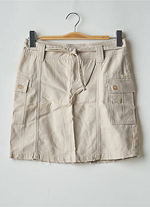 Jupe courte poches beige TEDDY SMITH femme