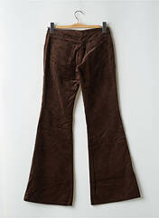 Pantalon flare marron TIM BARGEOT pour femme seconde vue