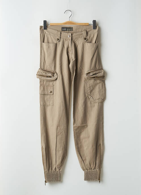 Pantalon cargo poches taille basse beige RWD homme