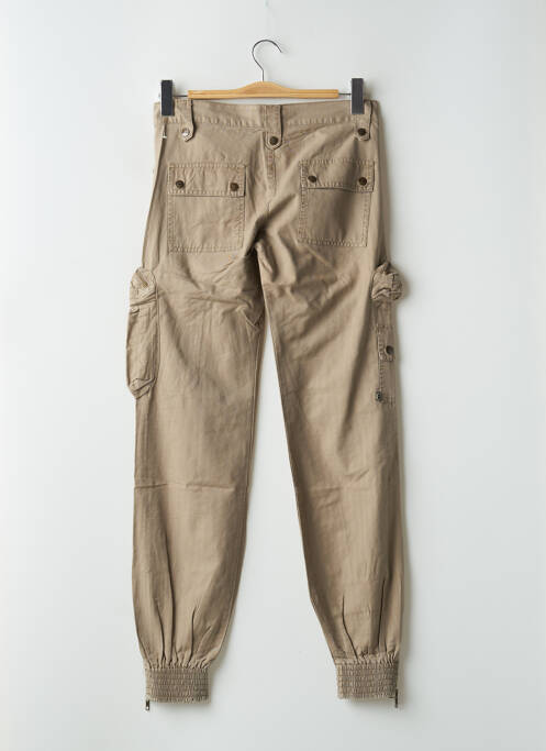 Pantalon cargo poches taille basse beige RWD homme