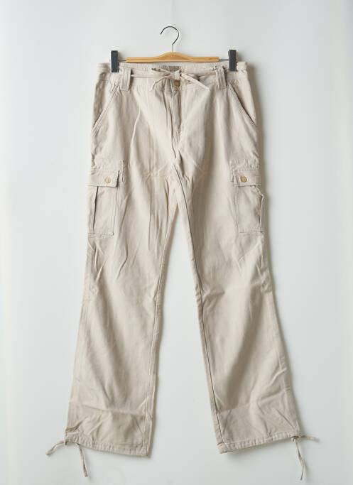 Pantalon cargo beige TEDDY SMITH pour femme