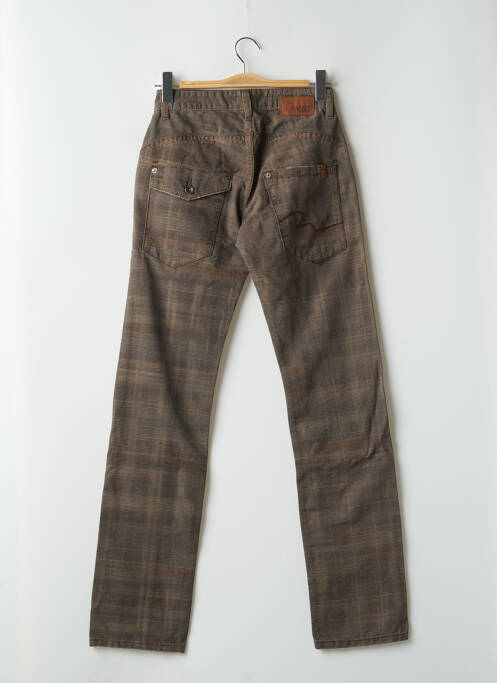 Pantalon droit marron RWD pour homme