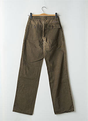 Pantalon droit taille normale taille normale vert TEDDY SMITH homme