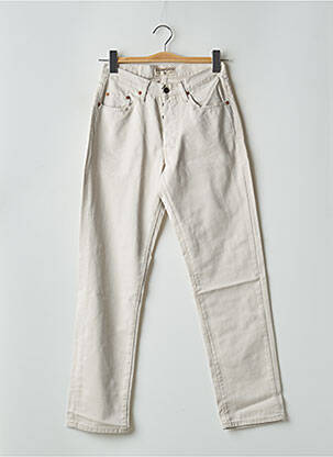Jeans coupe slim stretch taille normale beige REDWOOD homme