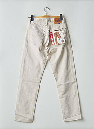Jeans coupe slim stretch taille normale beige REDWOOD homme