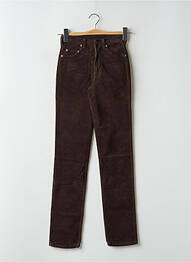 Pantalon slim stretch taille normale marron CIMARRON femme