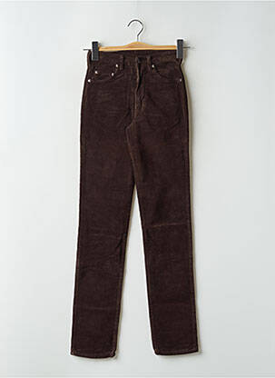 Pantalon slim stretch taille normale marron CIMARRON femme