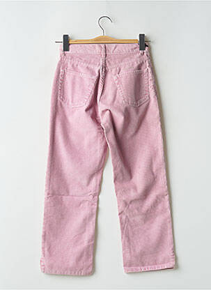Pantacourt stretch taille normale rose SCHOOL RAG femme