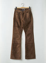 Pantalon droit marron TEDDY SMITH pour femme seconde vue