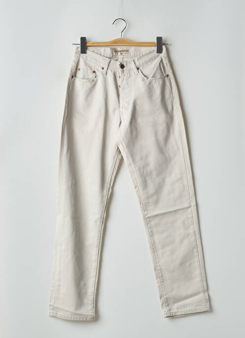 Jeans coupe slim stretch taille normale beige REDWOOD homme
