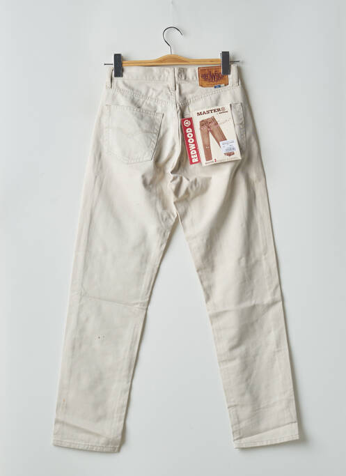 Jeans coupe slim stretch taille normale beige REDWOOD homme