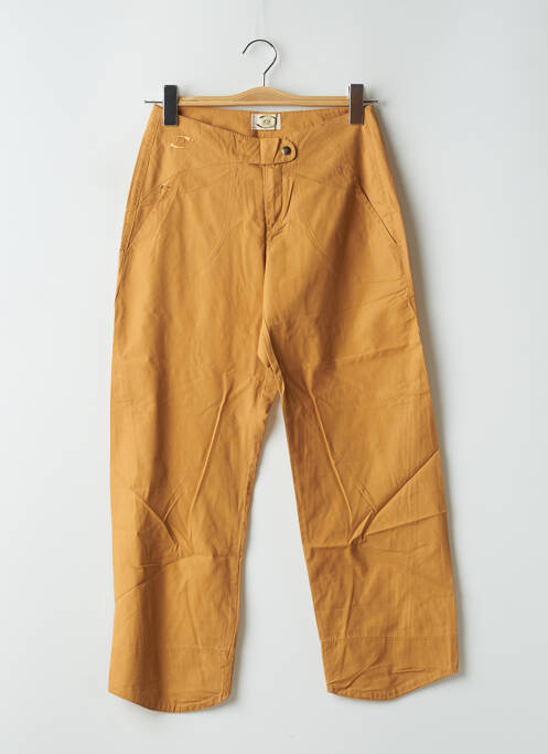Pantacourt coupe droite taille normale orange BE YOU K femme