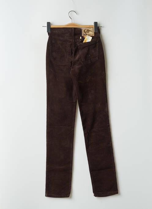 Pantalon slim marron CIMARRON pour femme