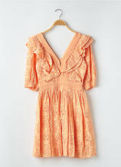 Robe mi-longue orange H&M pour femme seconde vue