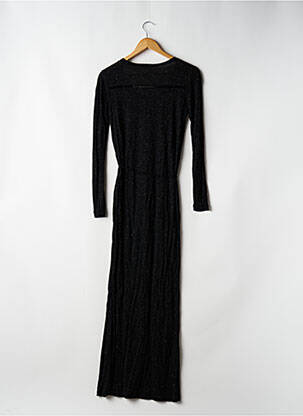 Robe longue manches longues manches longues noir COZETE femme