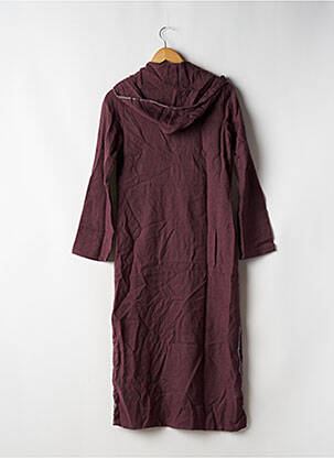 Robe mi-longue manches longues manches longues violet ANTIK BATIK femme