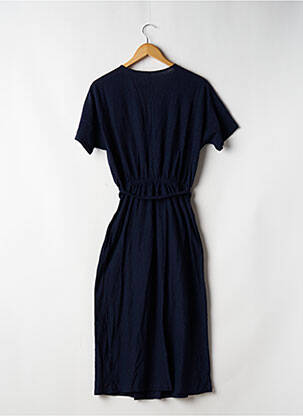 Robe longue manches courtes manches courtes bleu DES PETITS HAUTS femme