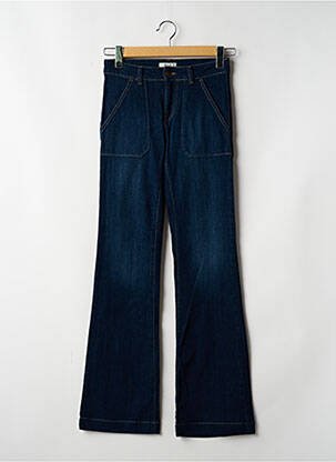 Jean coupe flare stretch taille haute bleu BA&SH femme