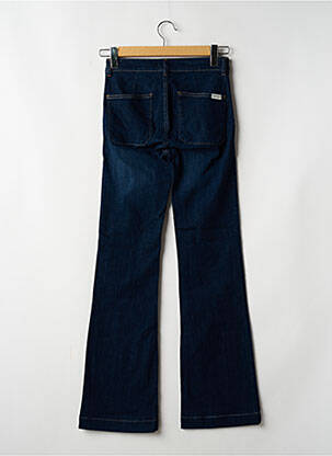 Jean coupe flare stretch taille haute bleu BA&SH femme