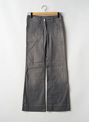 Jean coupe flare stretch taille basse gris SANDRO femme