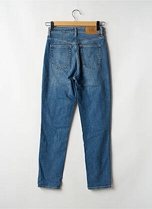 Jean coupe mom  taille haute bleu H&M femme