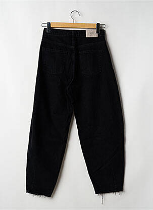 Jeans coupe large  taille haute noir ZARA femme