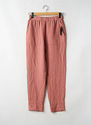 Pantalon droit rose MONOPRIX pour femme