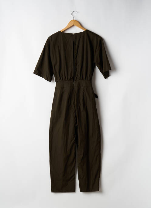 Combi-pantalon poches manches courtes vert ZARA femme