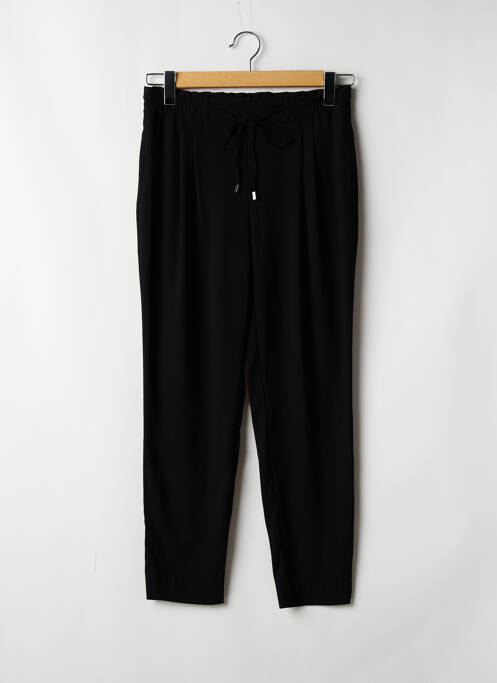 Pantalon droit taille élastique taille normale noir ZARA femme
