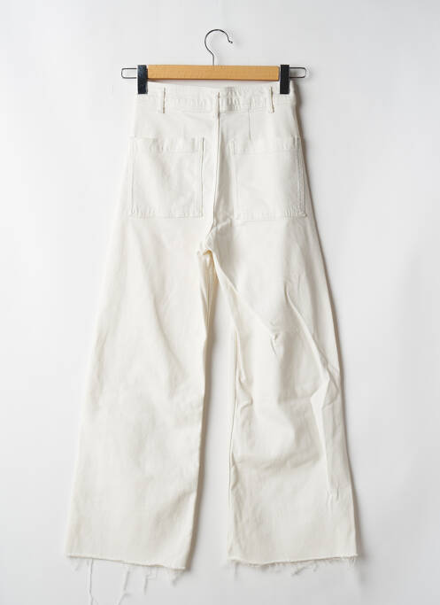 Jeans coupe large blanc ZARA pour femme