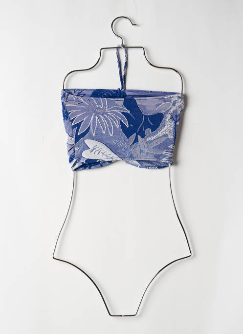 Top bleu ZARA pour femme