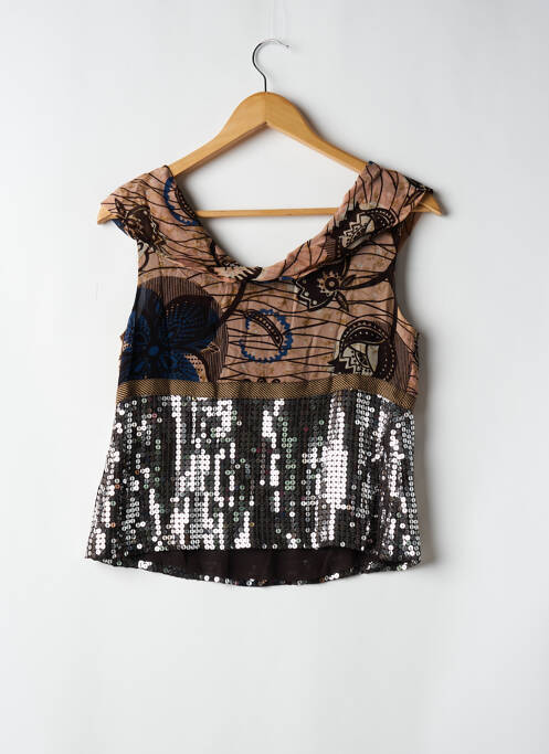 Top marron CACHAREL pour femme