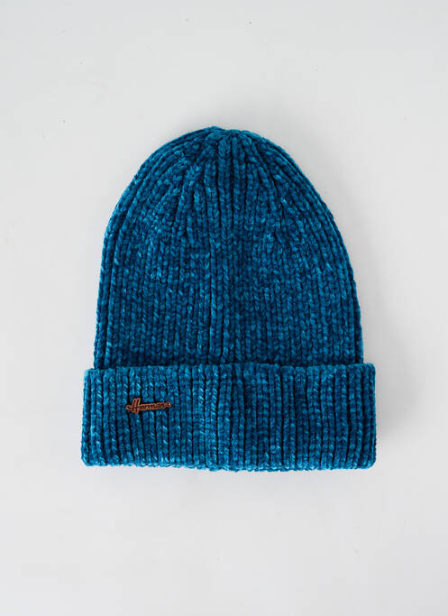 Bonnet bleu HERMAN pour femme