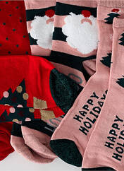 Chaussettes rouge VERO MODA pour femme seconde vue