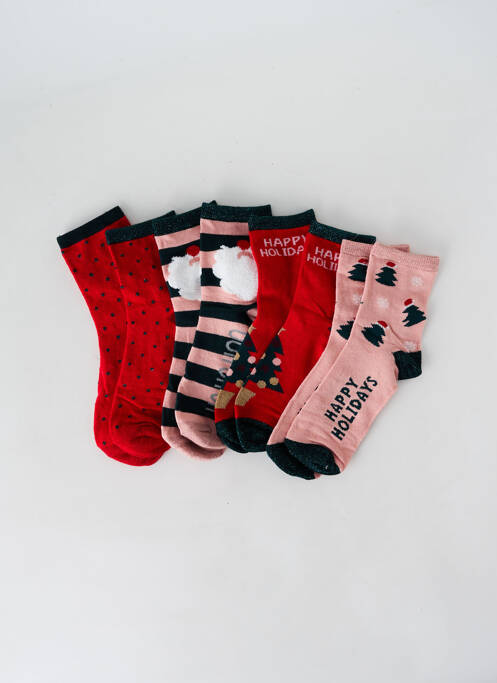 Chaussettes rouge VERO MODA pour femme