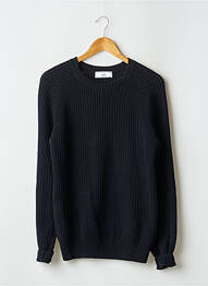 Pull col rond manches longues noir AMI ALEXANDRE MATTIUSSI homme