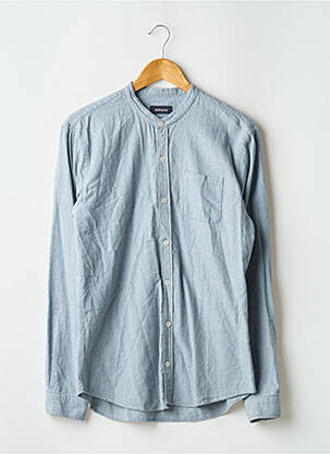 Chemise manches longues manches longues bleu BALIBARIS homme