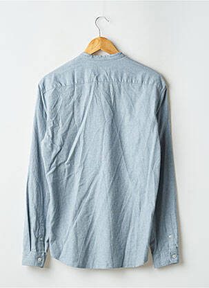 Chemise manches longues manches longues bleu BALIBARIS homme