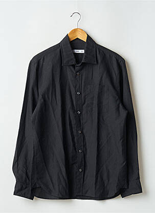 Chemise manches longues manches longues noir MNG homme