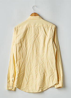 Chemise manches longues poches jaune DE FURSAC homme