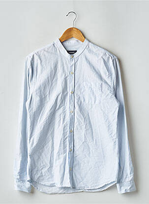 Chemise manches longues manches longues bleu BALIBARIS homme