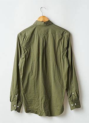 Chemise manches longues poches vert EDEN PARK homme