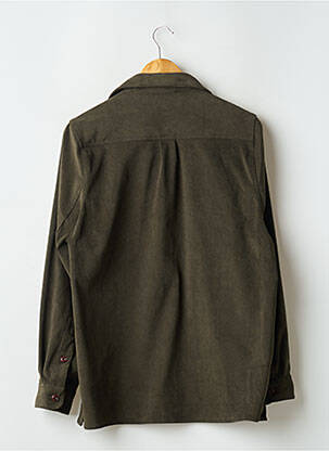 Chemise manches longues poches vert SIR PLUS homme