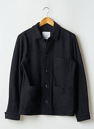 Veste casual fermeture boutonnée sur le devant noir SAMSOE & SAMSOE homme