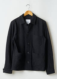 Veste casual fermeture boutonnée sur le devant noir SAMSOE & SAMSOE homme