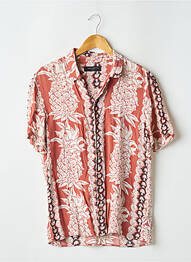 Chemise manches courtes col tailleur orange ALLSAINTS homme