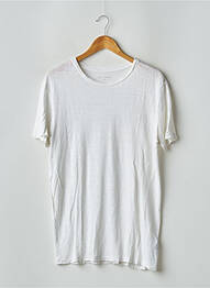 T-shirt col rond manches courtes blanc ALLSAINTS homme