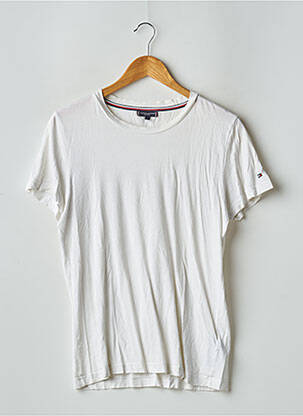 T-shirt coupe cintrée manches courtes blanc TOMMY HILFIGER homme